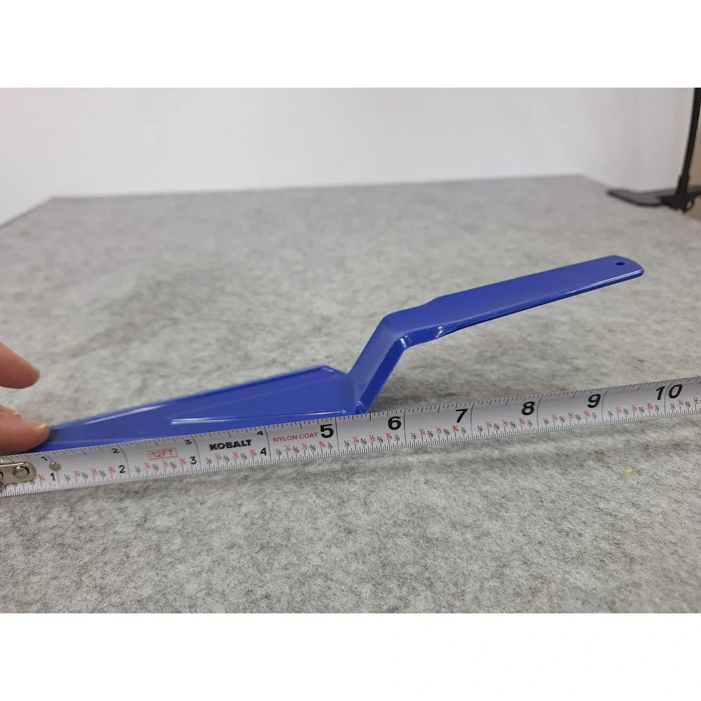 Tupperware Blue Plastic Serrated Cake Pie Server Slicer Vintage Kitchen Tool